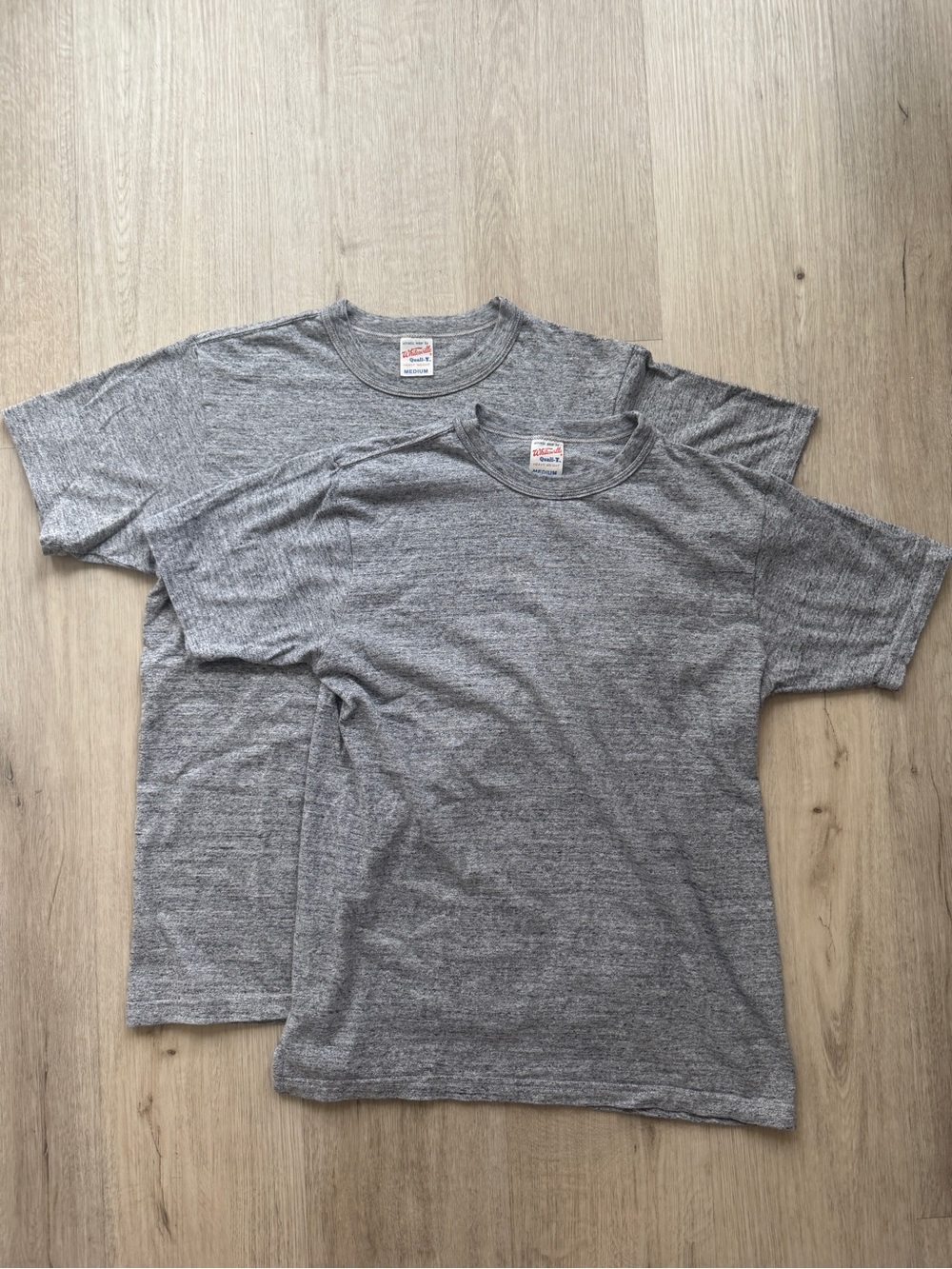 Whitesville Gray Heather Crewneck T-Shirt - 2-Pack - M